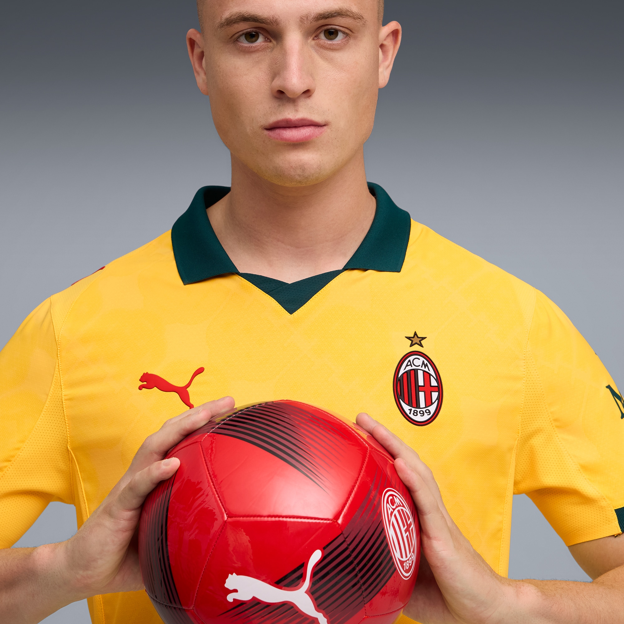[SJH] AC Milan 2025/26 Third Authentic Jersey - Yellow