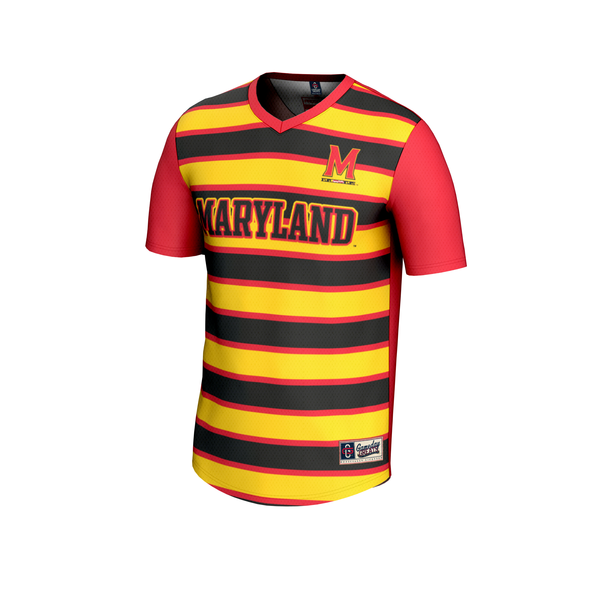 [LK] Maryland Terrapins GameDay Greats Youth NIL Pick-A-Player Collegiate Women's Soccer Lightweight Fashion Jersey - Red