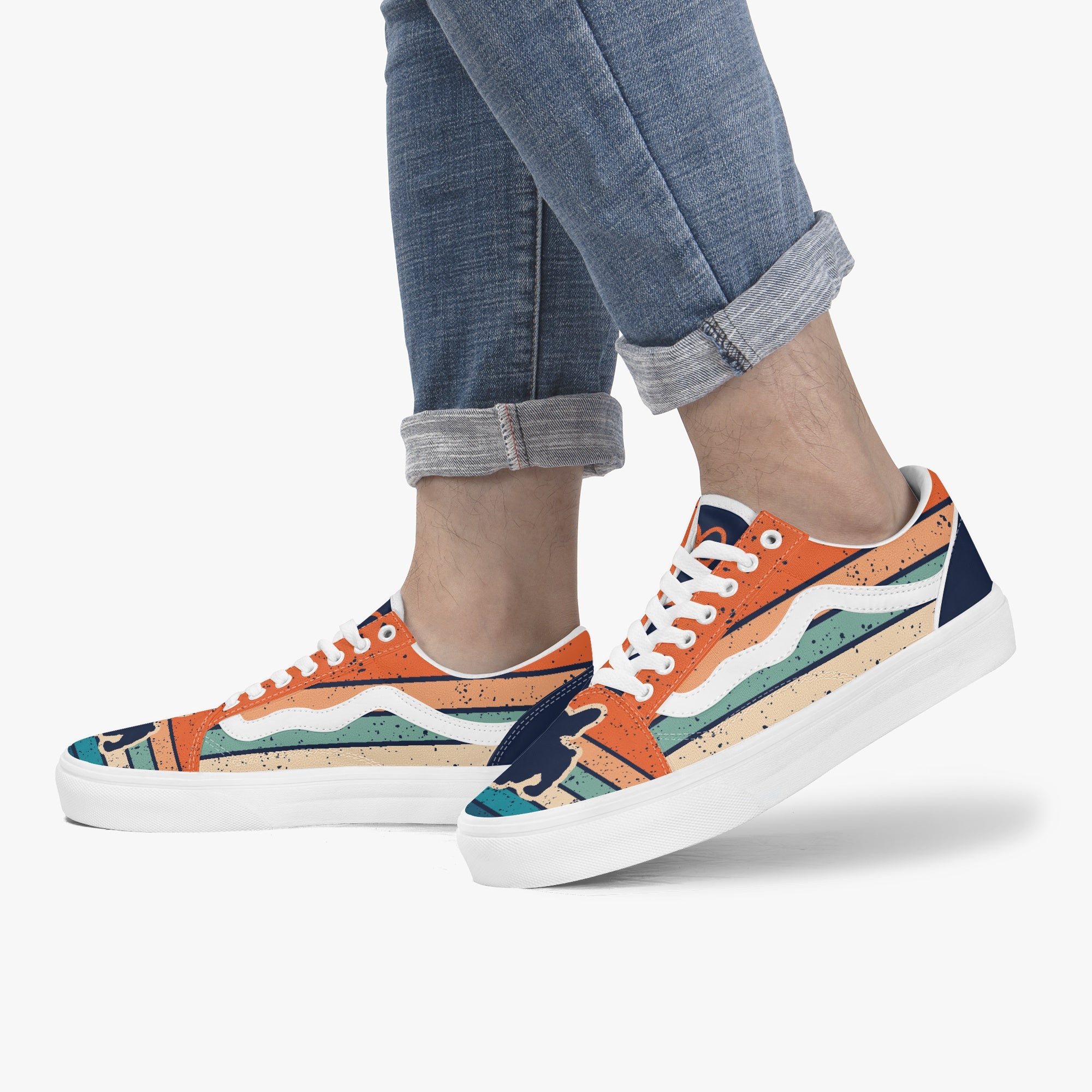 - Dog Owner Trendy Low-top Canvas Sneakers Everyday Use | Trendy Style