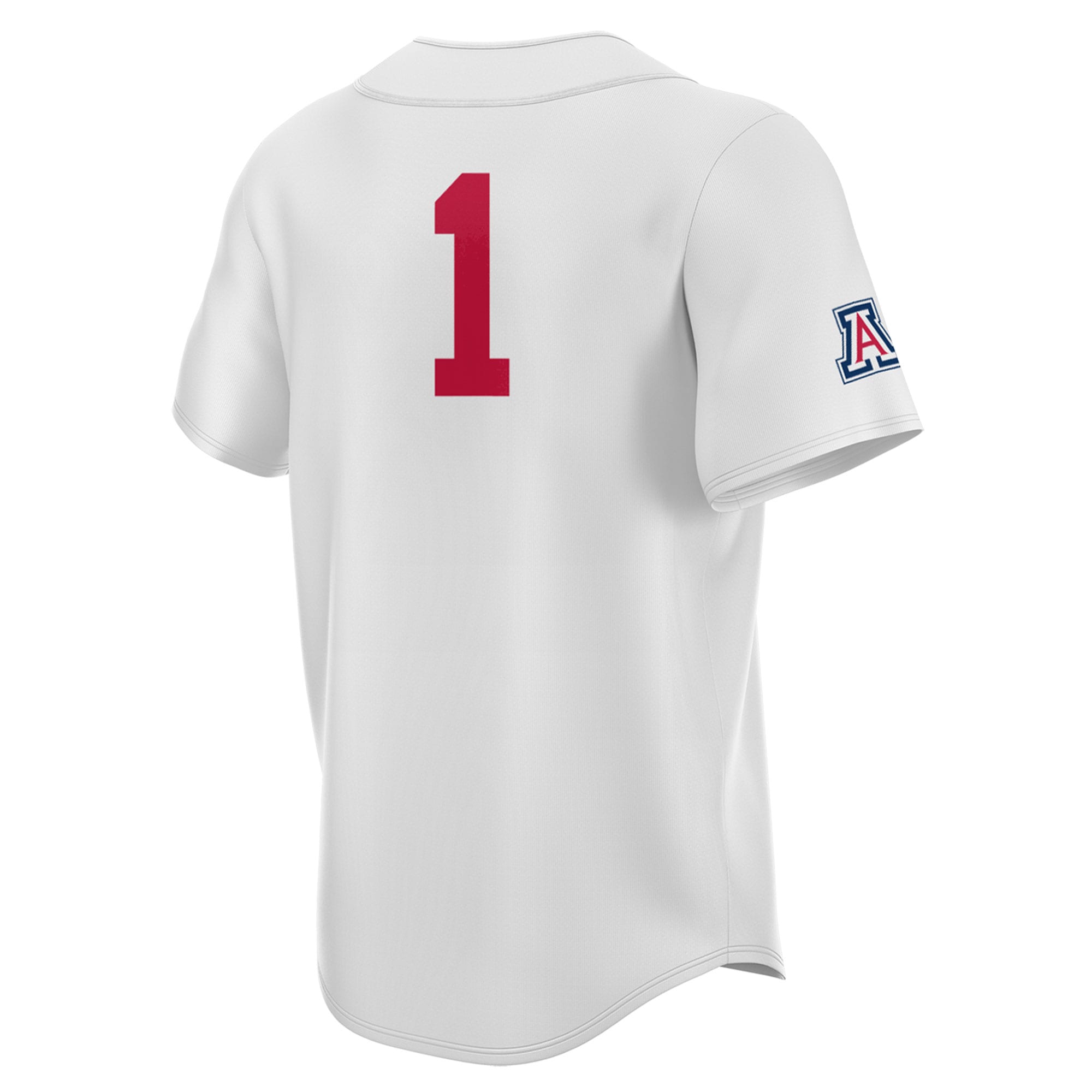 [NJP] Arizona Wildcats GameDay Greats Unisex Lightweight Collegiate Baseball Fashion Jersey - White
