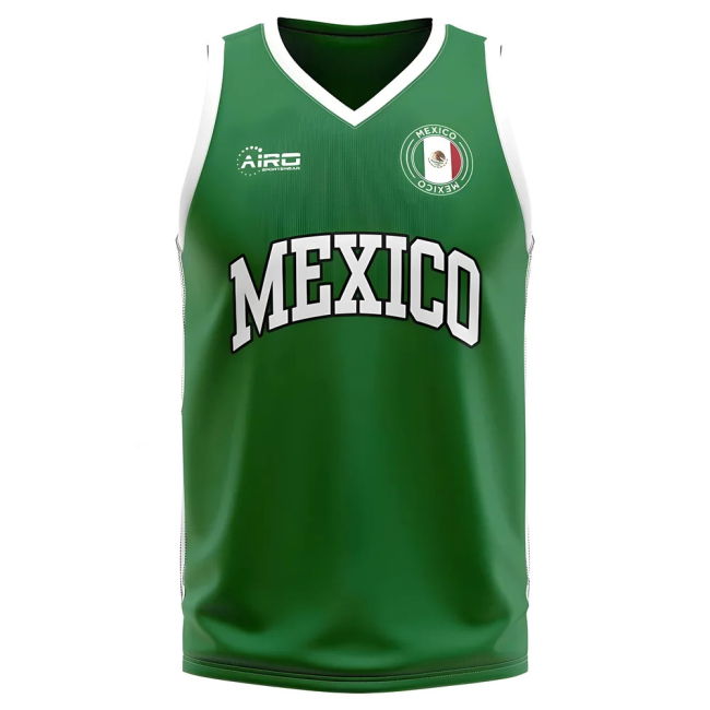 Exclusive-Design Mexico Home Concept Basketball Shirt Elite