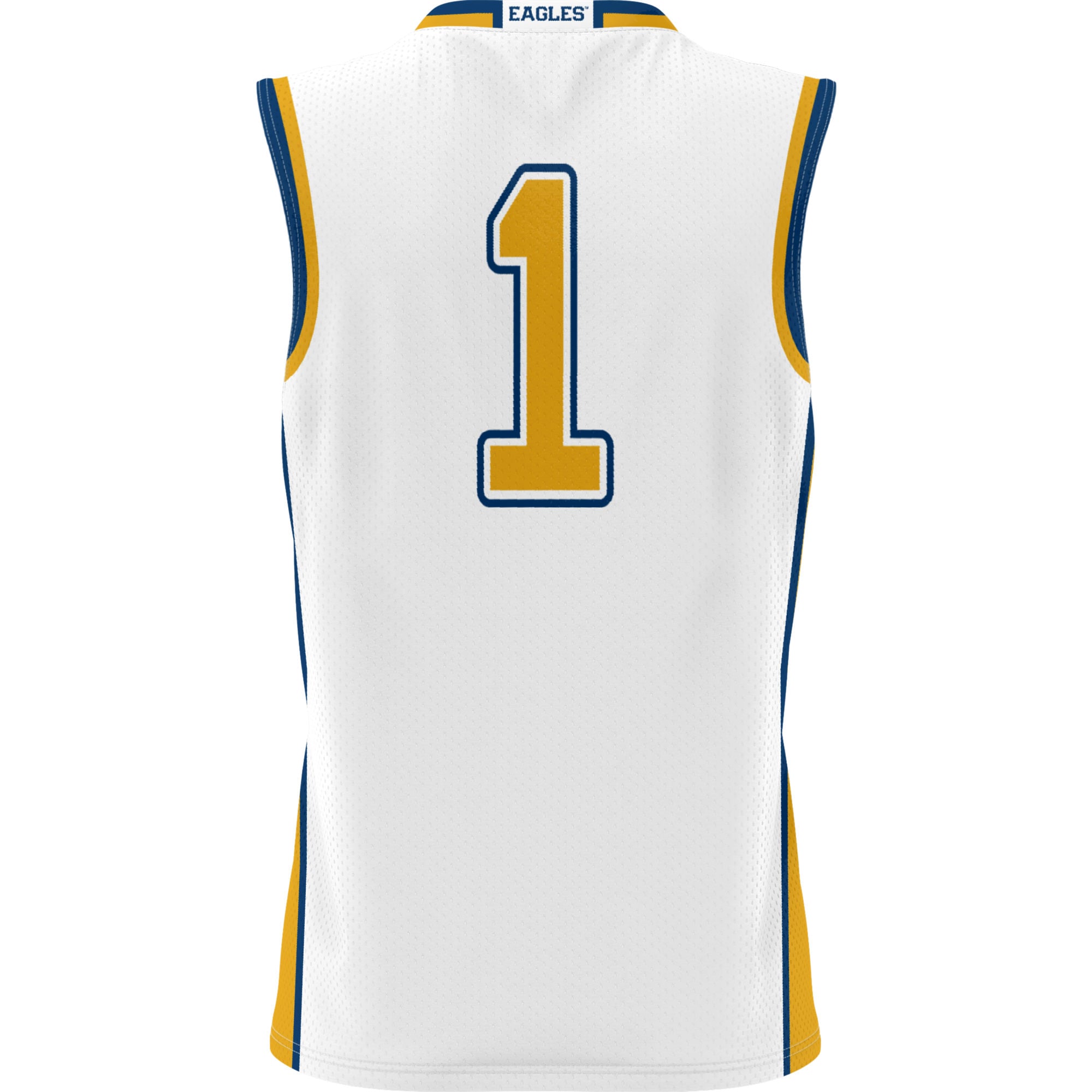 #1 Emory Eagles GameDay Greats Youth Lightweight Basketball Jersey - White