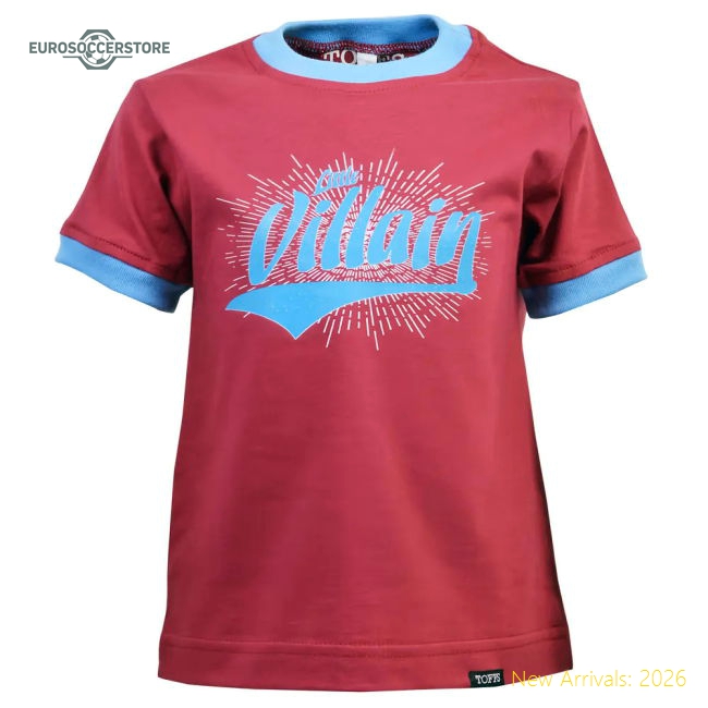 Kids Little Villain - Maroon/Sky Ringer