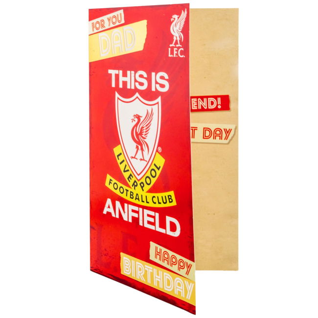 Liverpool FC Dad Birthday Card (Collector's Item)
