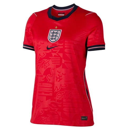 England 2026 Away Women's Jersey - Three Lions Speed Red Female Kit