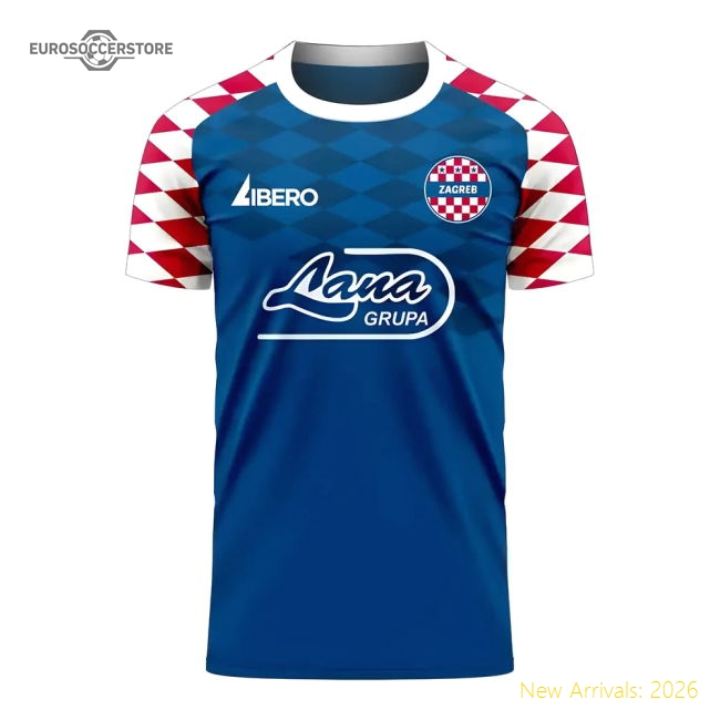Football Team Womens Dinamo Zagreb Comfortable Jersey Smart Fabric