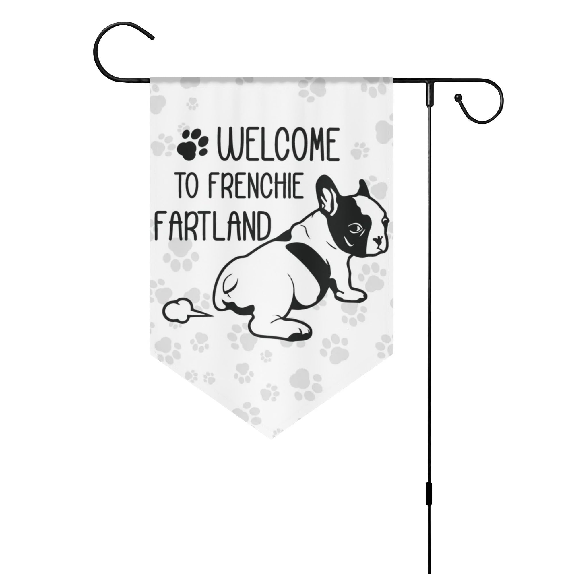 French Bulldog Maple Garden Flag Banner Frenchie Pet Item