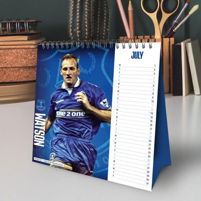 Calendar 2026 2025-2026 Everton Football Club Home Strip