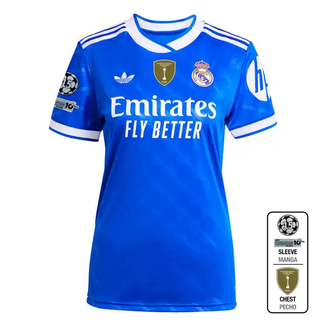 Women's Real Madrid Third Away Soccer Jersey 2025/26 Authentic Kit