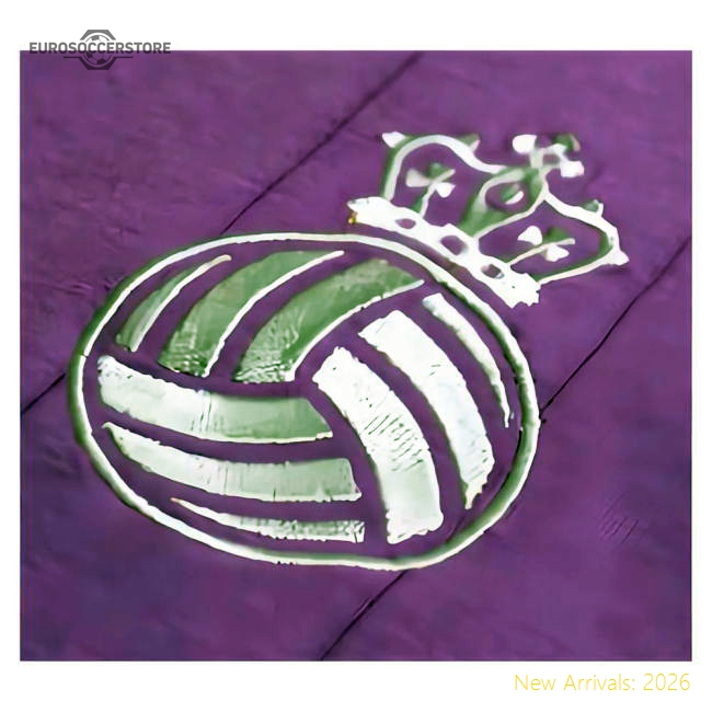 High-Quality Madrid La Corona Purple Retro Football Shirt