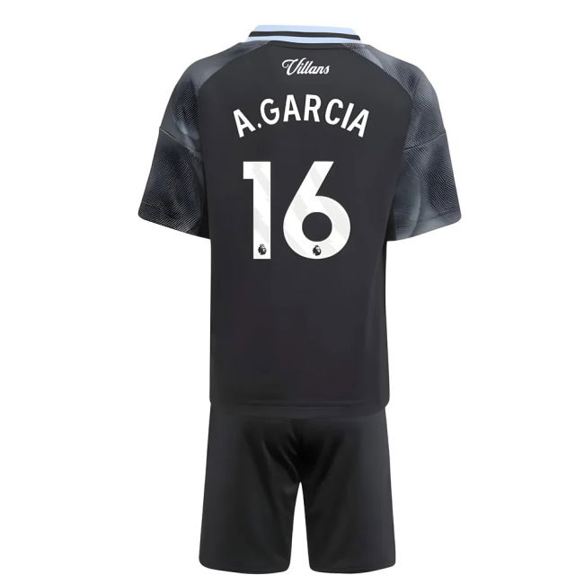 2025-2026 Aston Villa Away Mini Kit (A.Garcia 16) | Top Quality