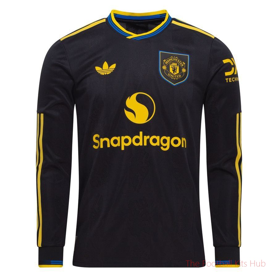 Manchester United 3rd Shirt 2025/26 Long Sleeves Authentic
