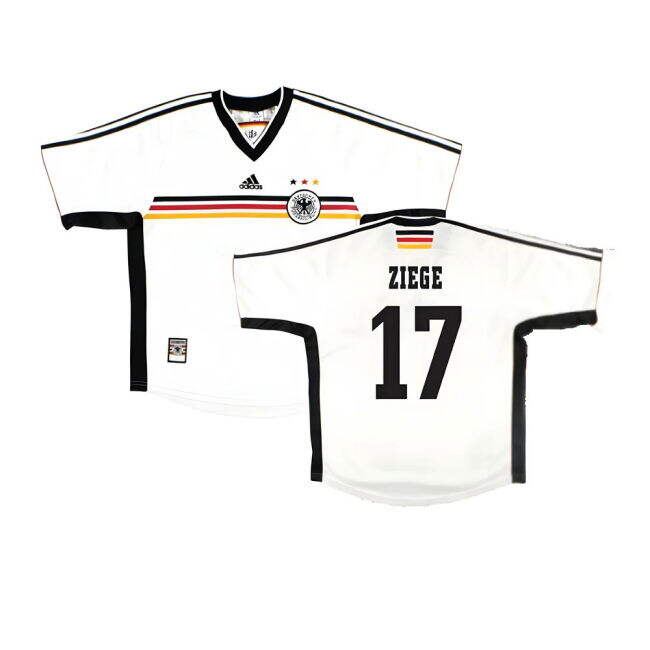 Minimalist Germany 1998-00 Home Shirt ((Very Good) L) (Ziege 17) Classical