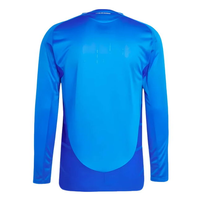 2024-2025 Italy Authentic Long Sleeve Home Shirt Official