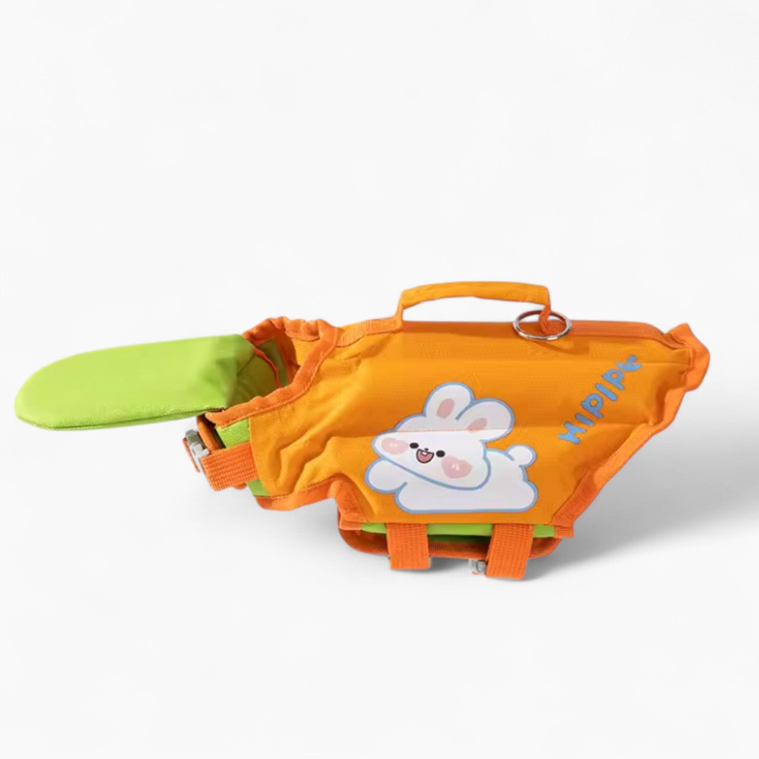 With Chin Support – Adjustable Cartoon Dog Float Jacket Paw Protection