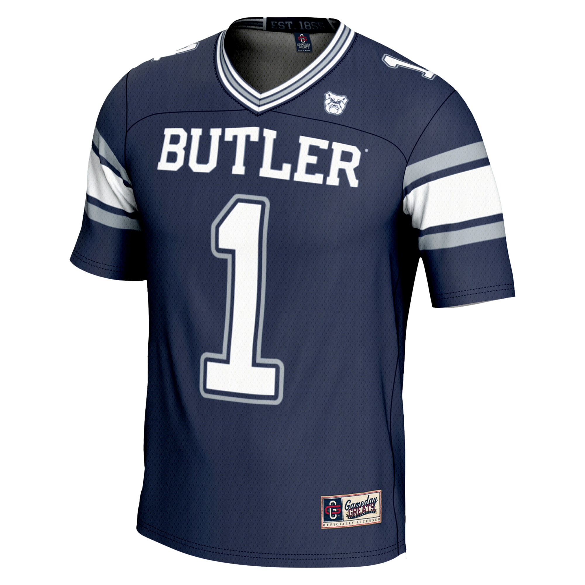#1 Butler Bulldogs GameDay Greats Youth Football Jersey - Navy