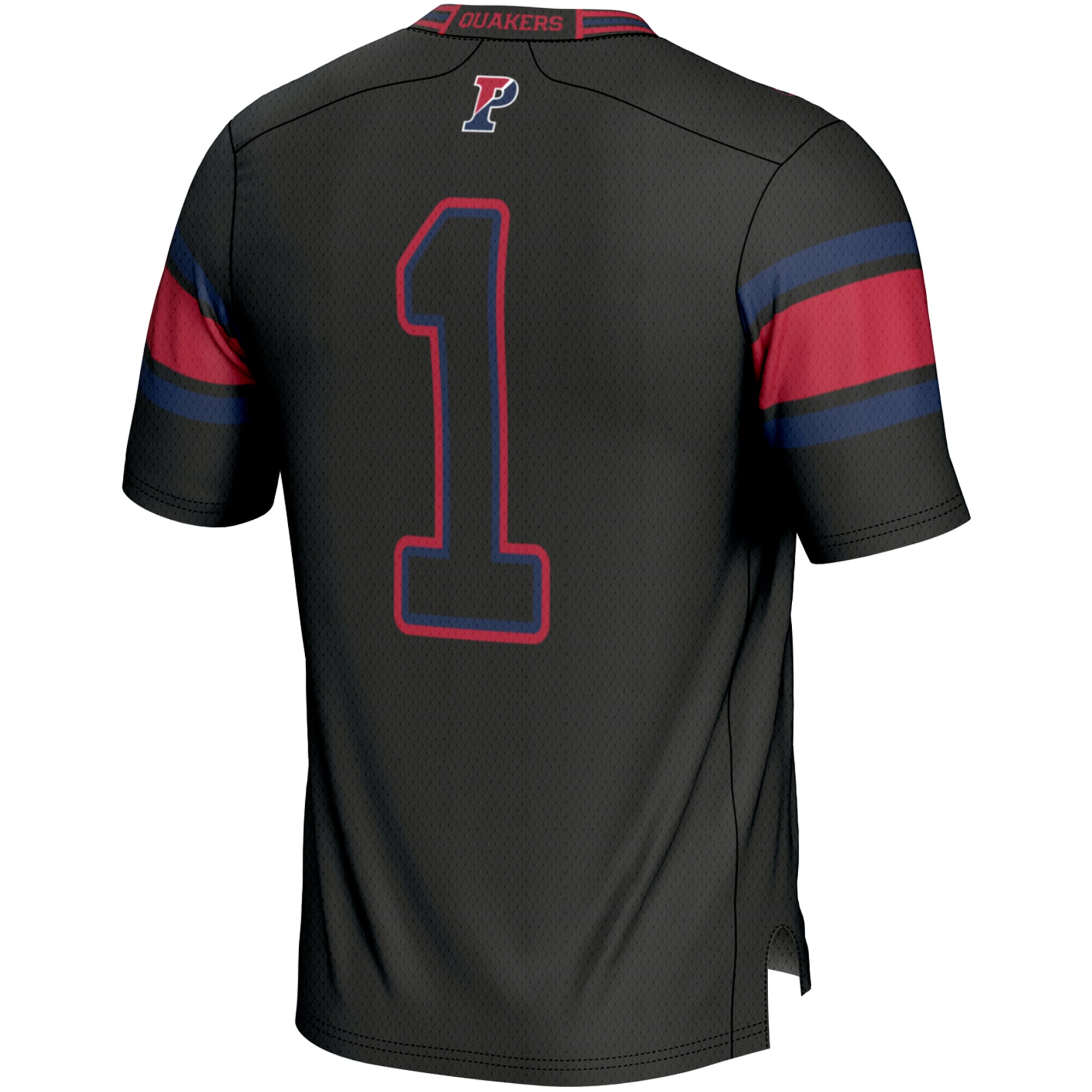 #1 Pennsylvania Quakers GameDay Greats Endzone Football Jersey - Black