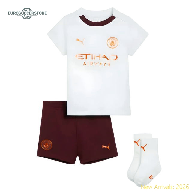 2023-2024 Man City Kids Gentle Jersey Drycell Non-irritating