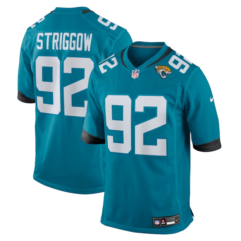None Danny Striggow Record-Breaker JAX Jaguars Authentic Jersey