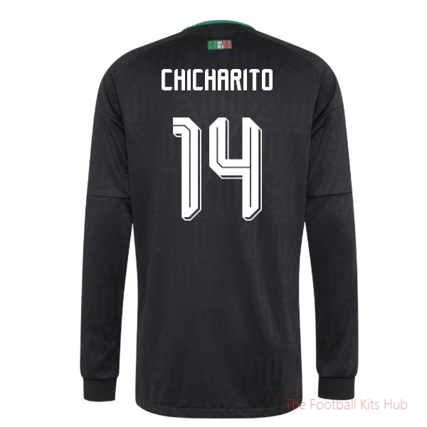 2026-2027 Mexico Authentic Long Sleeves Third Shirt (Chicharito 14)