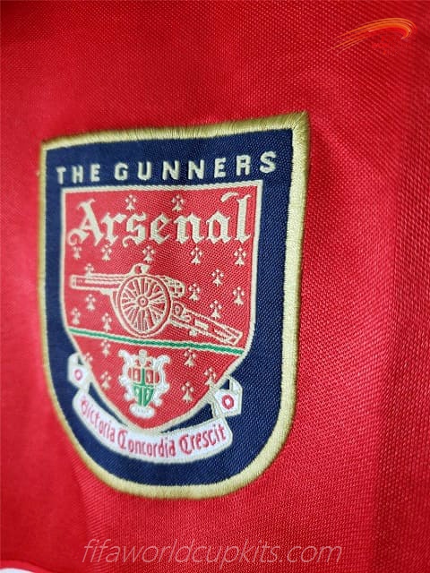 Arsenal Football Jersey 98-99 season Primary