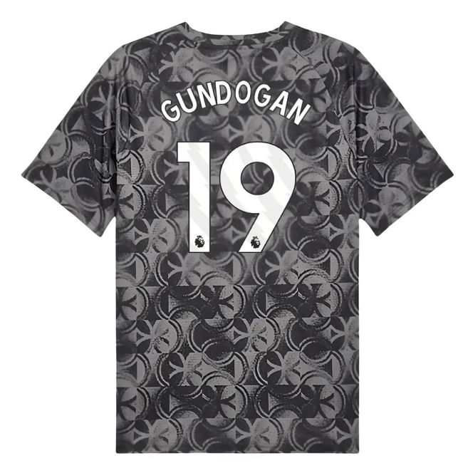 Man City 2025-20 Home Shirt Gundogan #19 L M S