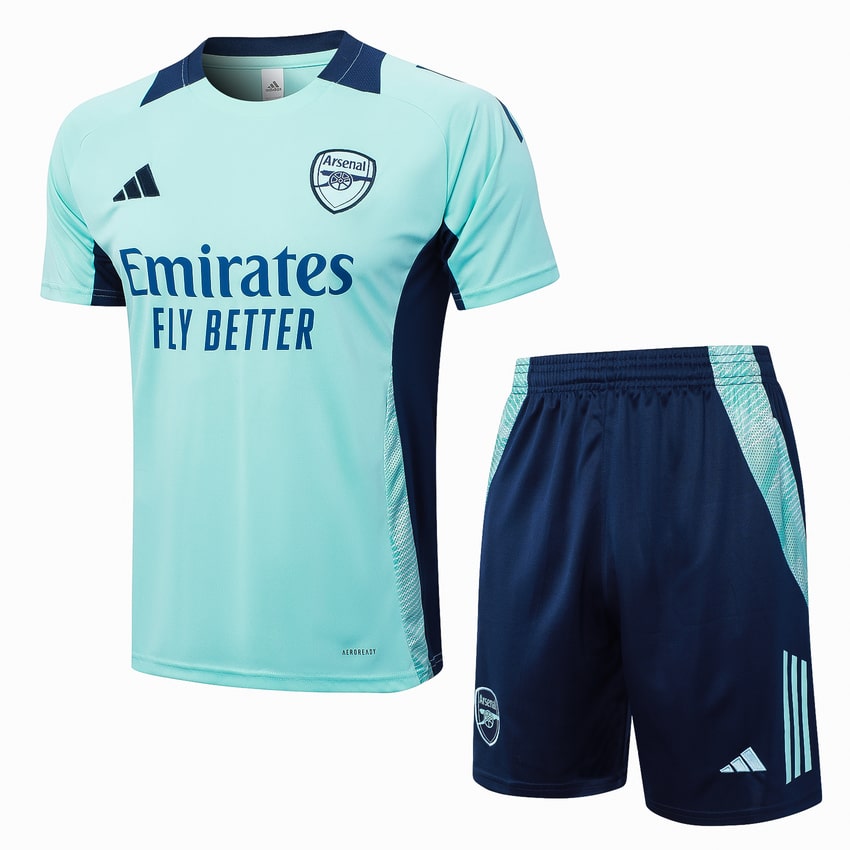 Arsenal 2024 2025 Green Jersey Shorts Set