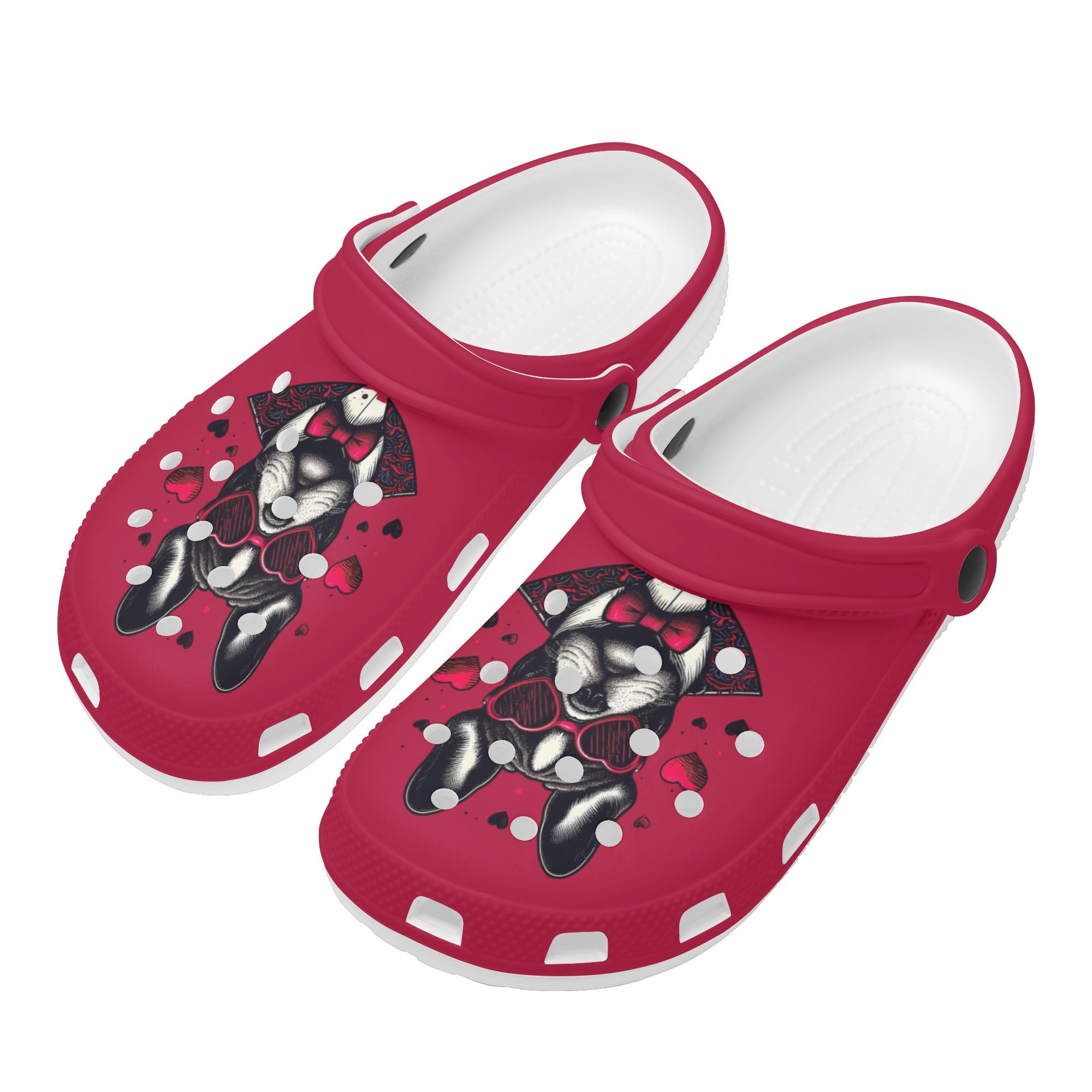 French Bulldog Juno Unisex Clogs Cute Frenchie Essential