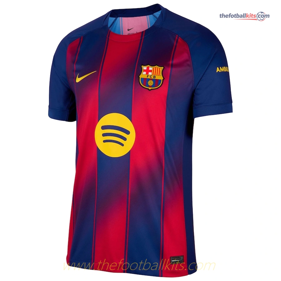 Player Version Barcelona Home Soccer Shirt 2025-2026 Collection
