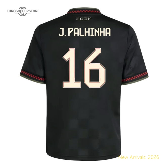 Premium 2025-2026 Bayern Munich Third Jersey (kids) (j Palhinha 16)
