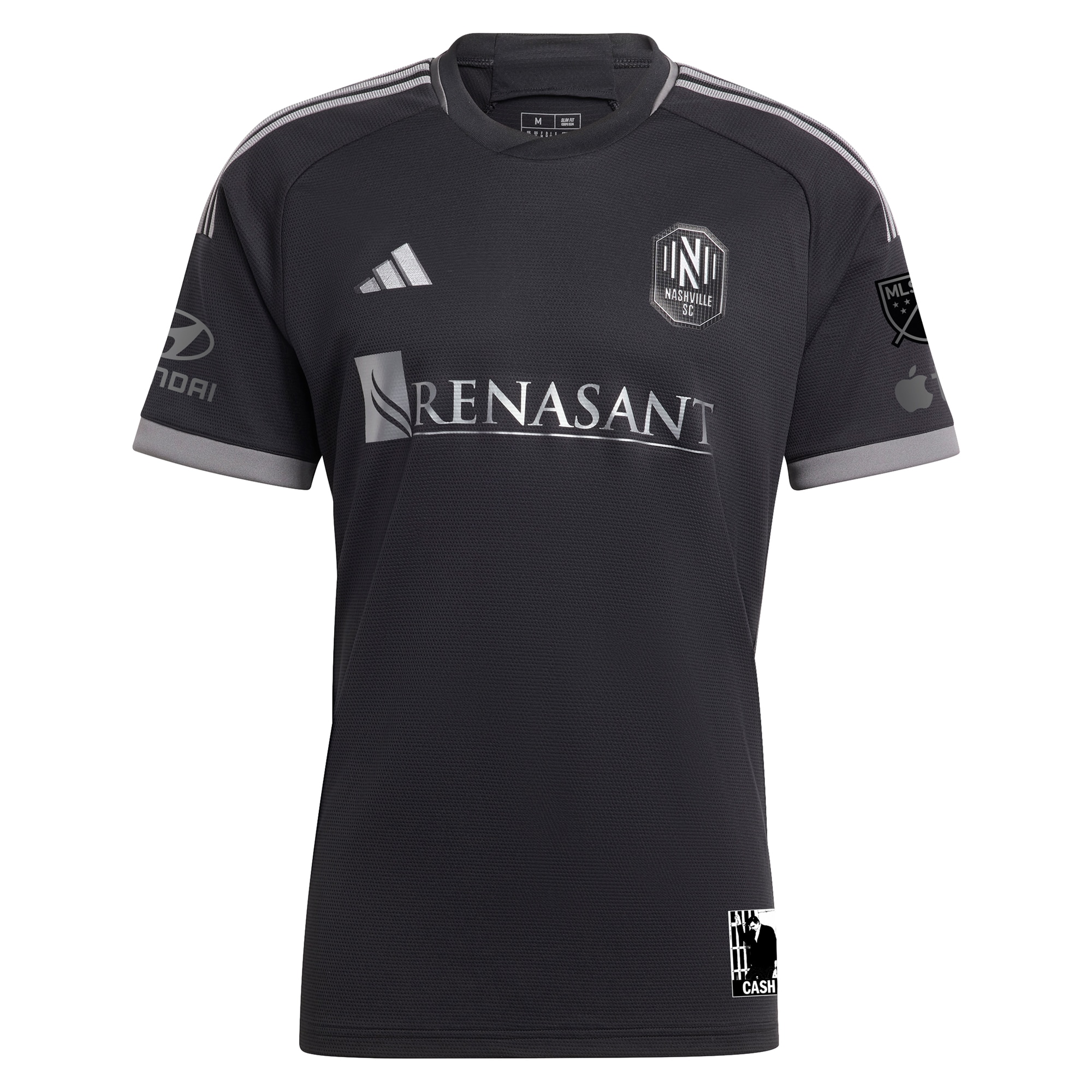 [SJH] Sam Surridge Nashville SC 2023 Man In Black Kit Authentic Player Jersey - Black