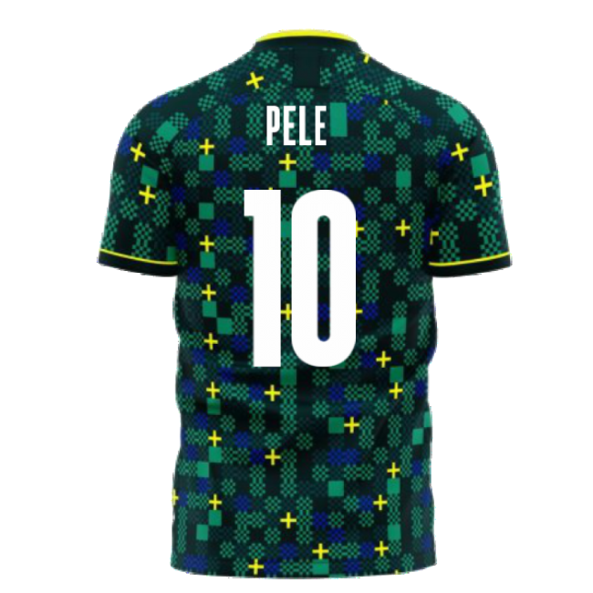 Quality Brazil 2025-2026 Third Concept Football Kit (Libero) (Pele 10)