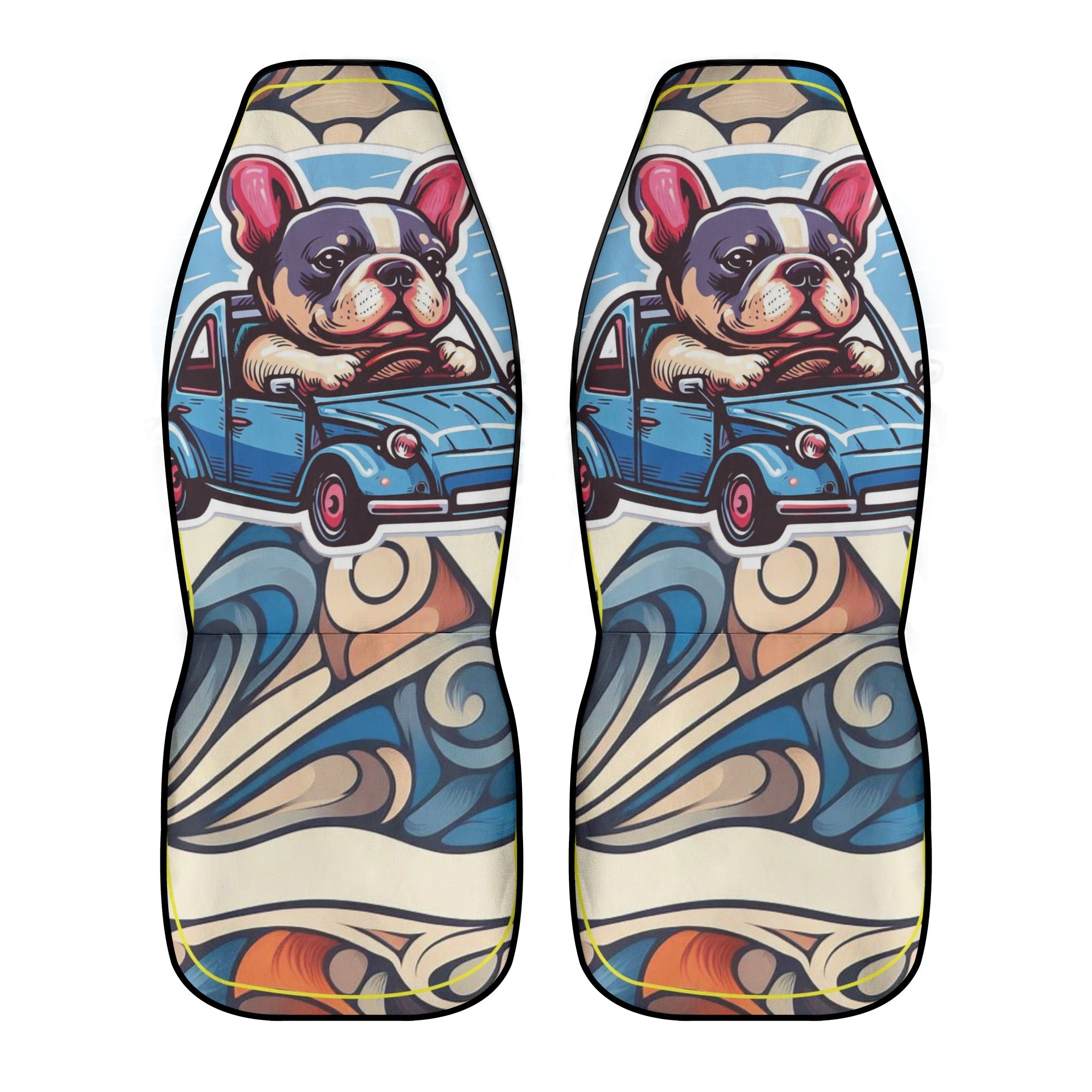 Everyday Pet-Lover Hank - Car Seat Covers (2 Pcs) for Fashion Lovers