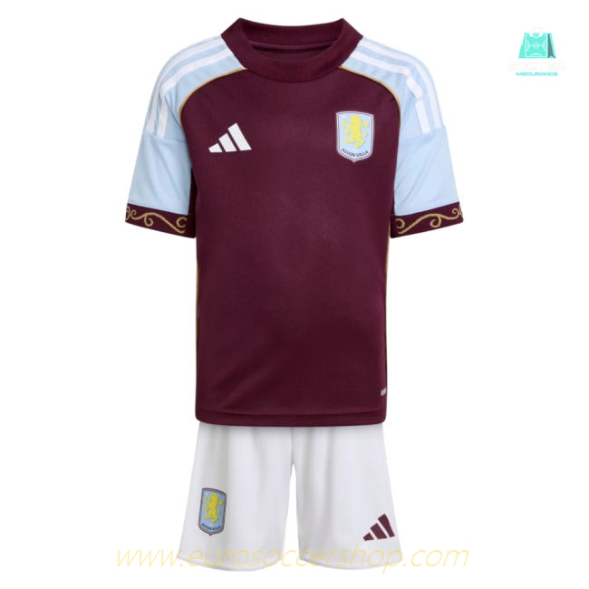 2025-2026 Aston Villa Home Mini Kit (Your Name)