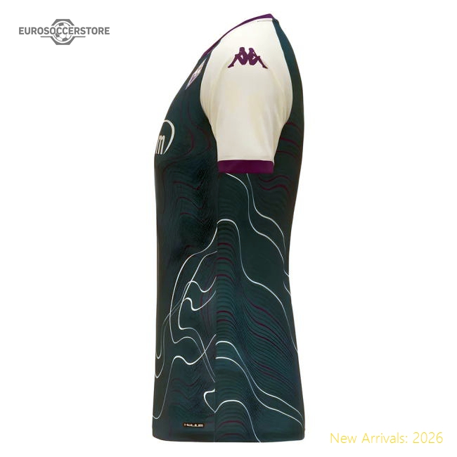 2025-2026 Fiorentina Pre Match Football Jersey (Turquoise)