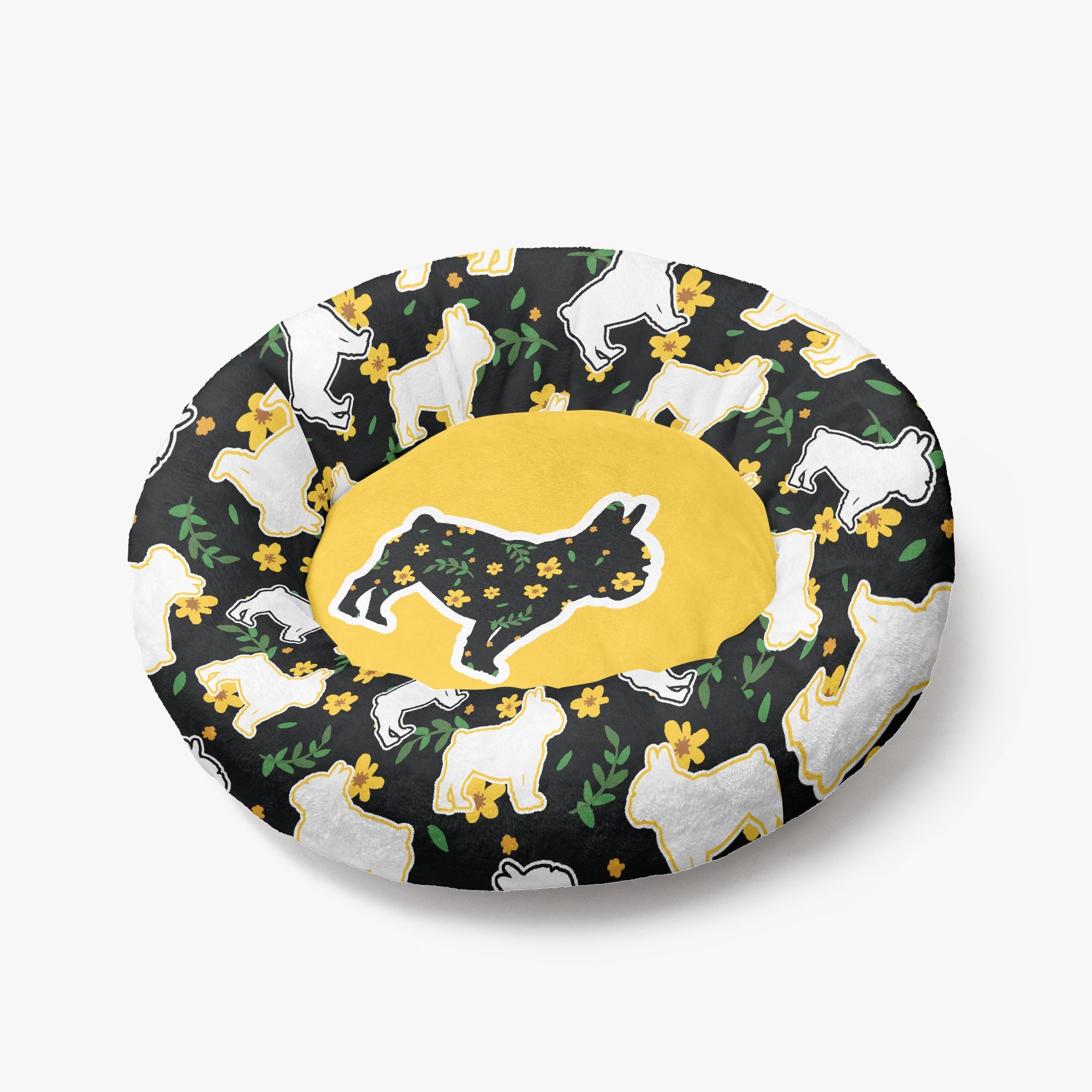 Comfort-Optimized Toast - Cloud-comfort Frenchie Bed | Anti-anxiety F...