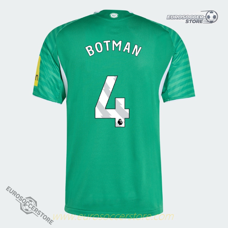 Newcastle United 25-26 Away BOTMAN 4 Football Shirt (Player Edition)