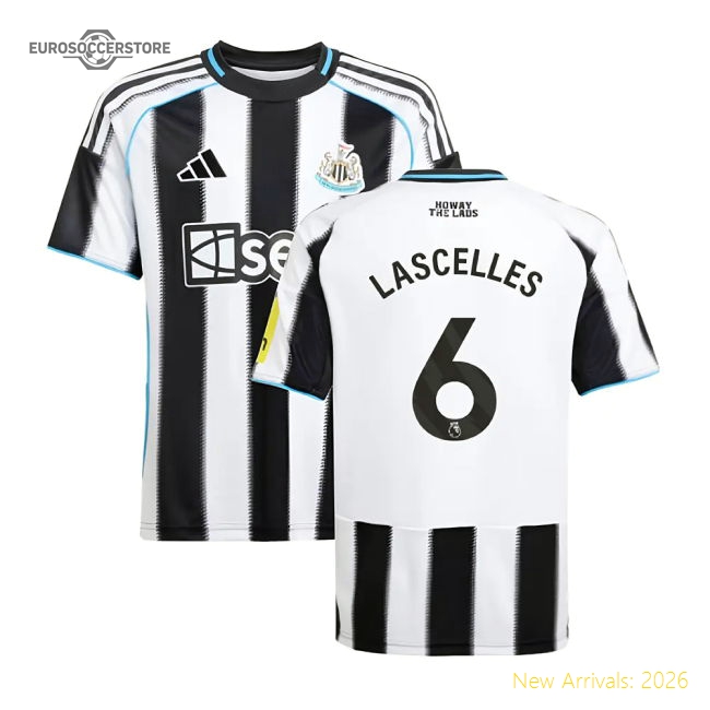 Authentic 2025-2026 Newcastle Home Shirt (kids) (lascelles 6)