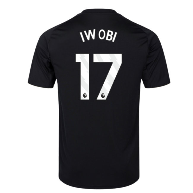 Authentic 2025-2026 Classic Fulham Third Shirt Iwobi 17
