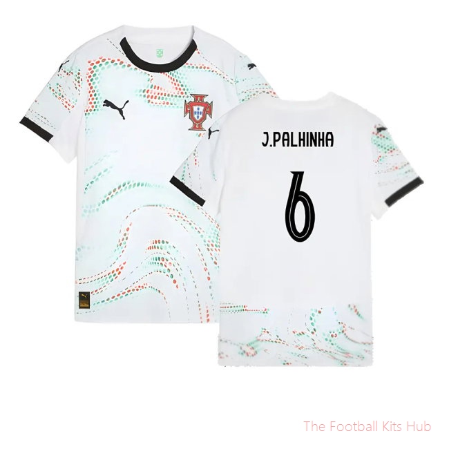 [SD] 2025/26 Portugal Away Shirt (Womens) (J.Palhinha 6)