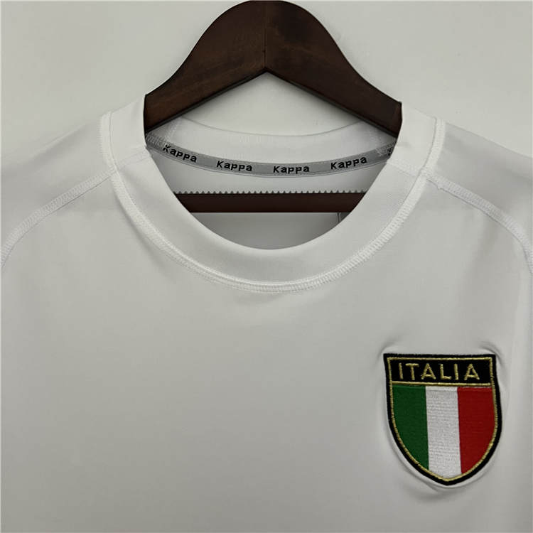 2000 Italy Away White Retro Shirt - Official Replica 4130