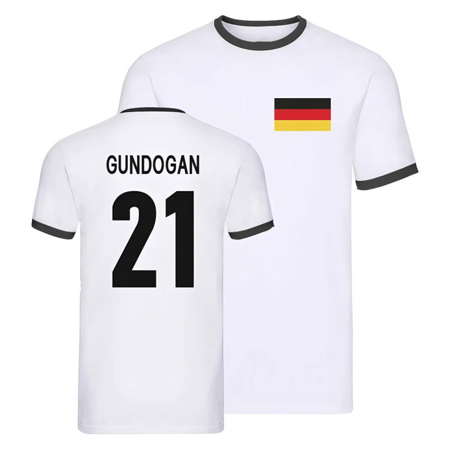 Ilkay Gundogan 21 Germany A Team Pro Level Home Professional Jersey