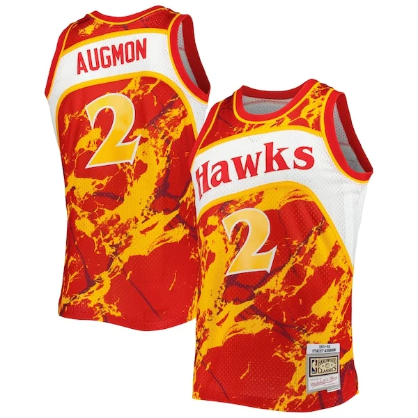 Premium-Quality Stacey Augmon ATL NBA Jersey - Red - Affordable Price