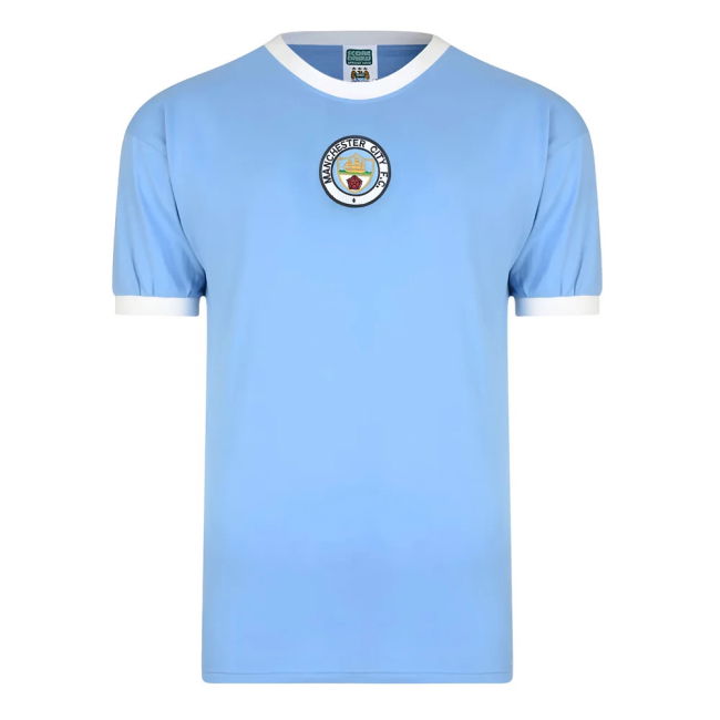 Classic Manchester City 1972 Retro Football Shirt for Fan Wear