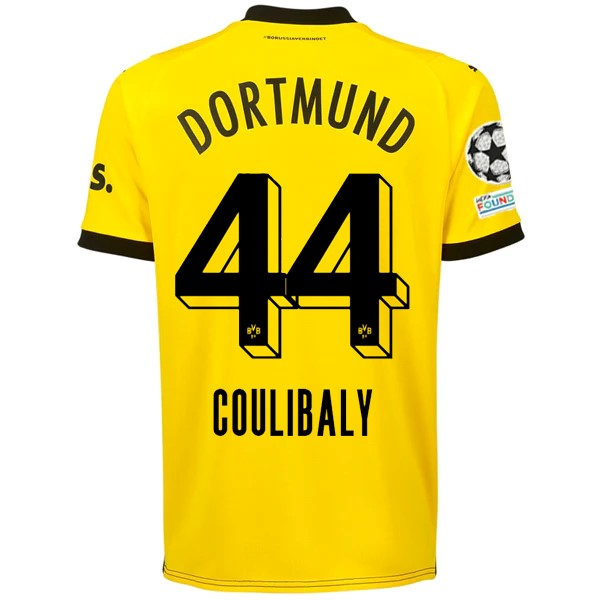 Borussia Dortmund Patches 2023-2024 UCL Home Jersey – Authentic Shirt