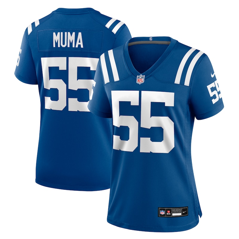 None Chad Muma IND Colts Authentic Game Jersey for NFL Fans