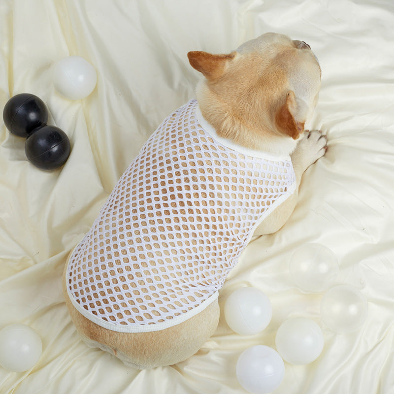 Thin Hollow Mesh Vest For Small Dogs For Frenchie Pups | Breed-optimized