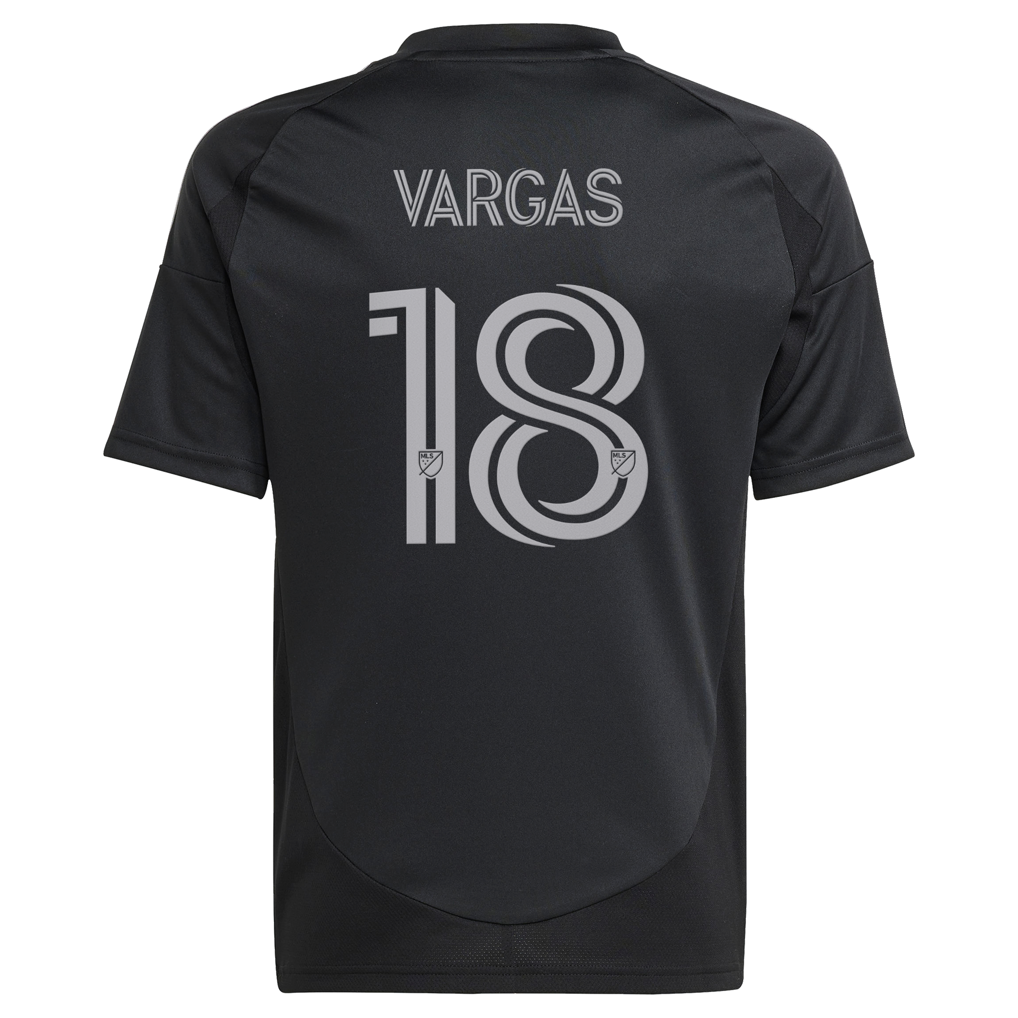 [SJH] Kerwin Vargas Charlotte FC Youth 2025 Fortress Kit Replica Jersey - Black