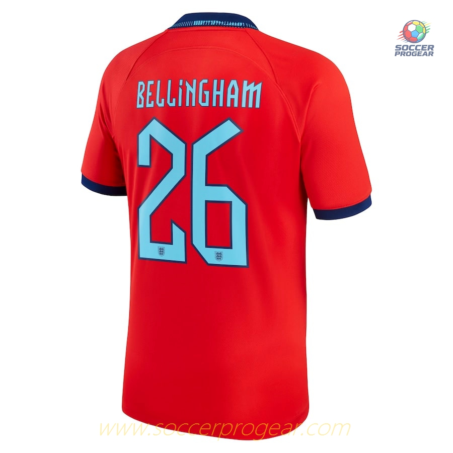 ENGLAND Match Quality AWAY WORLD CUP 2022 BELLINGHAM JERSEY