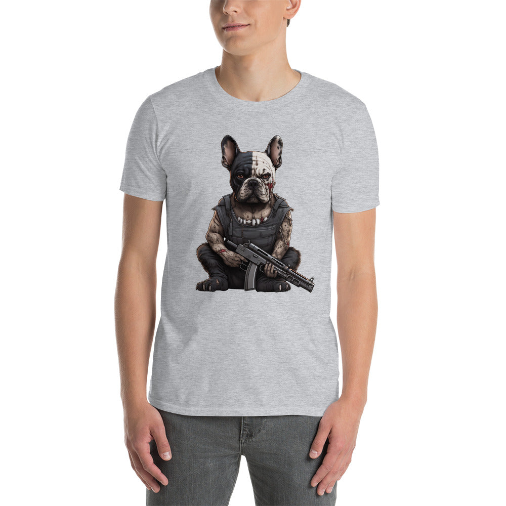 Stylish Frenchie Fever Short-sleeve Unisex T-shirt - Your Perfect Pic...